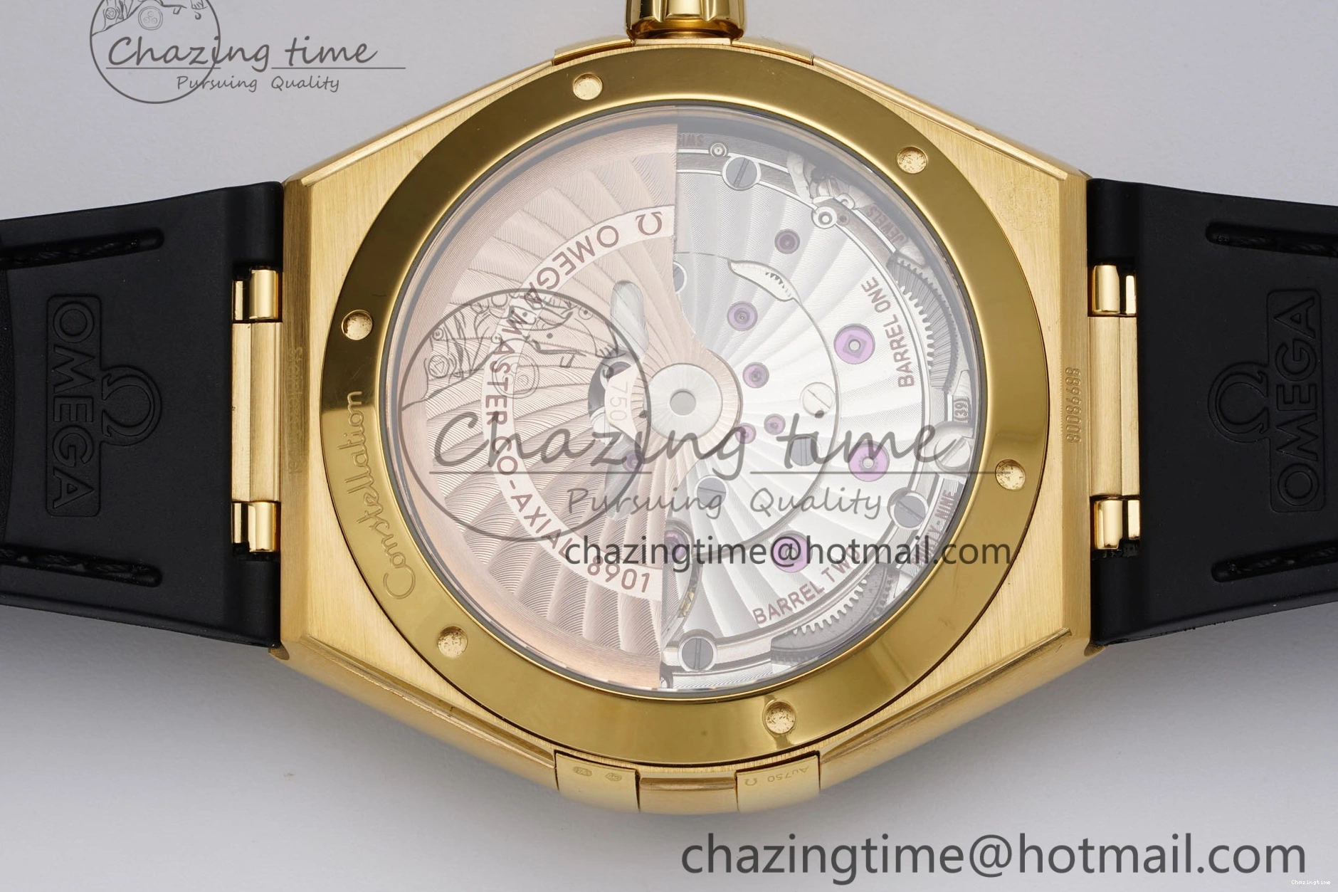 0425 UrbanStyle Constellation Black Ceramic YG VSF 1:1 Best Edition Black Dial on Black Gummy Strap A8900 Super Clone 7764